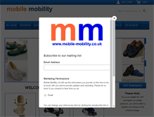 Tablet Screenshot of mobile-mobility.co.uk